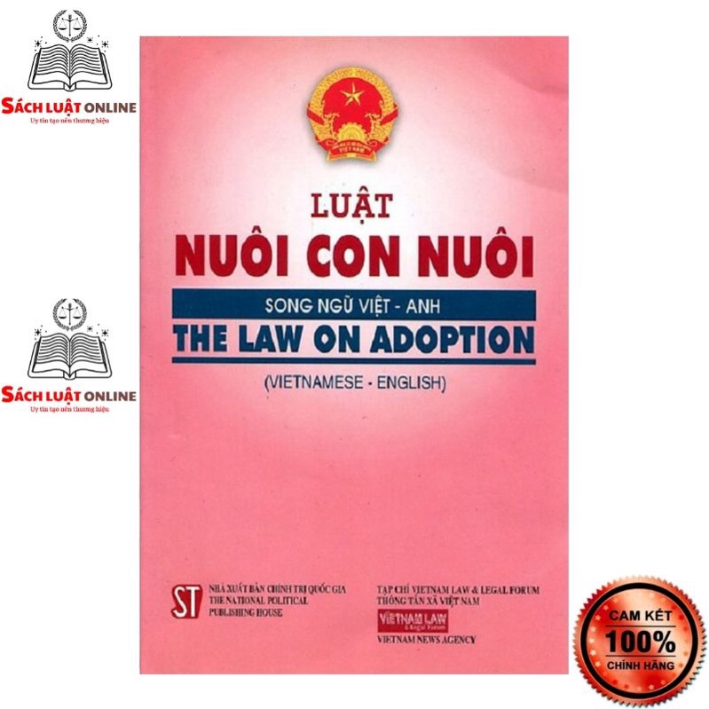 Sách - Luật nuôi con nuôi (Song ngữ Việt - Anh) NXB Chính trị quốc gia Sự thật