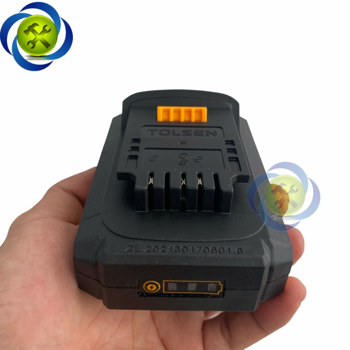 Pin 20V 2.0Ah Tolsen 87472 (tương thích với tất cả các công cụ không dây TOLSEN MP20V)