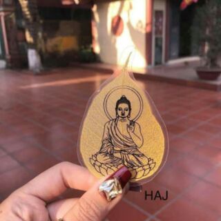 Lá bồ đề dát vàng 24k
