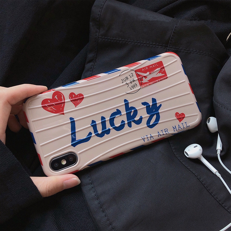 Ốp Điện Thoại In Chữ Lucky Xinh Xắn Cho Iphone Xs Max / Xr | BigBuy360 - bigbuy360.vn