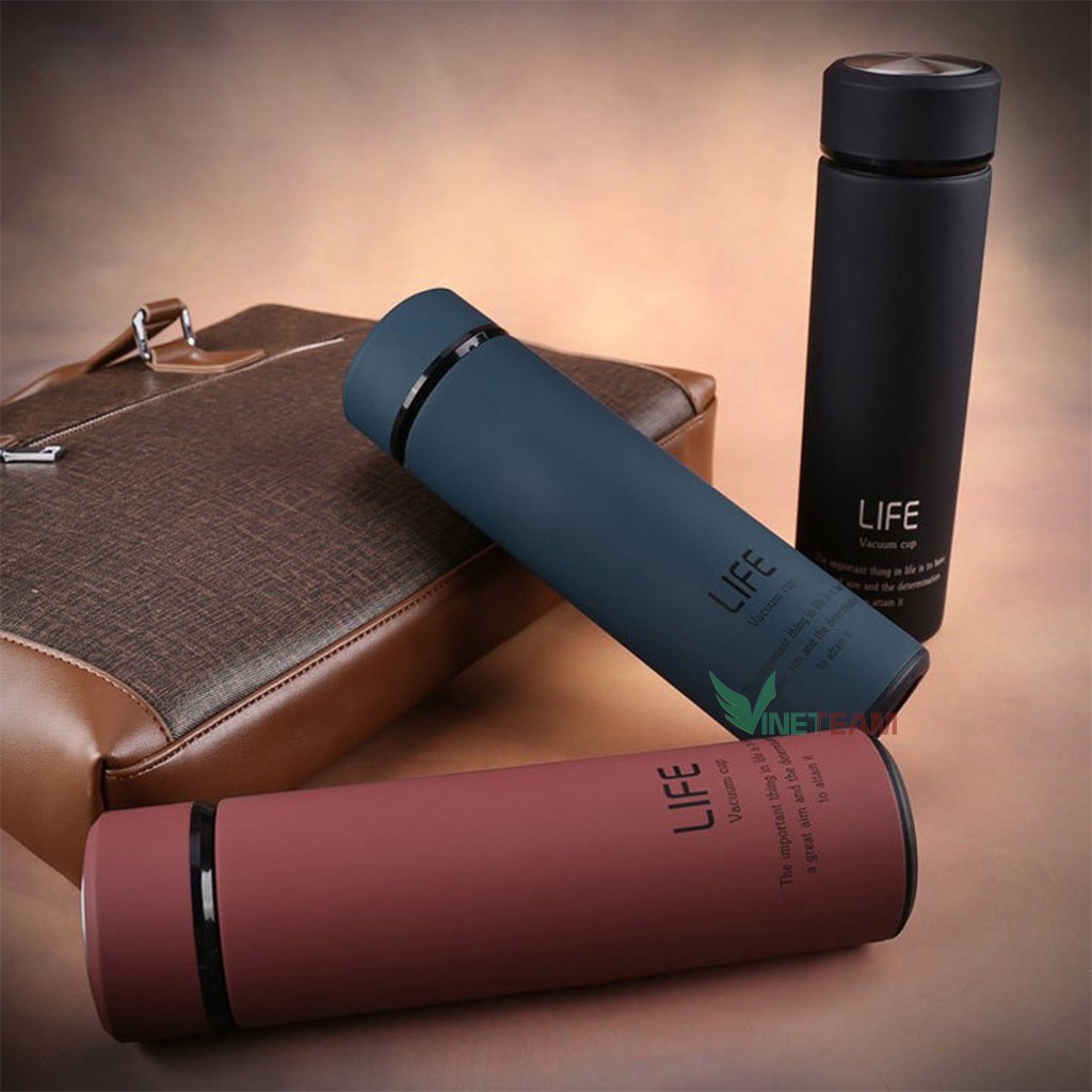 Bình giữ nhiệt lõi chân không kép cao cấp LIFE 450ml - Hàng nhập khẩu -dc3105