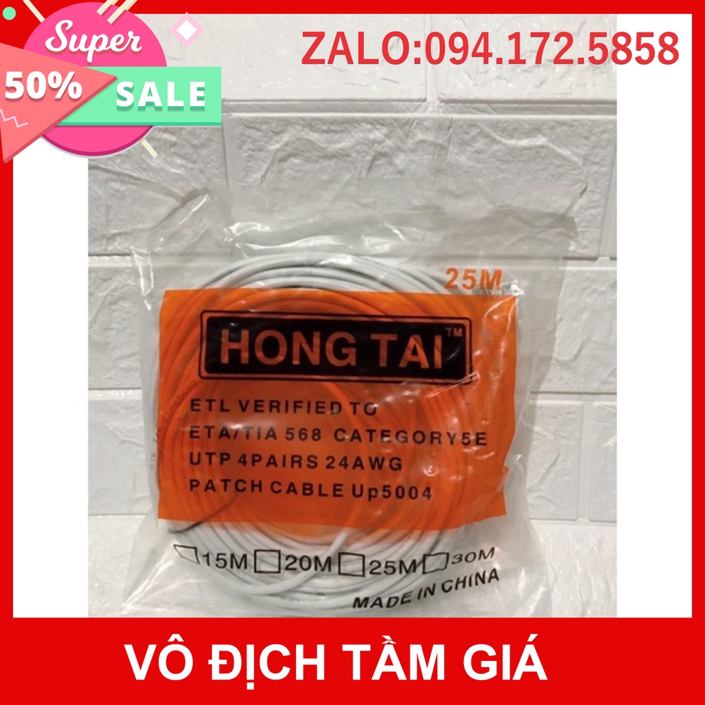 HOT - Dây mạng bấm sẵn dài 25m - Dây cáp mạng lan internet xịn tốt cao cấp