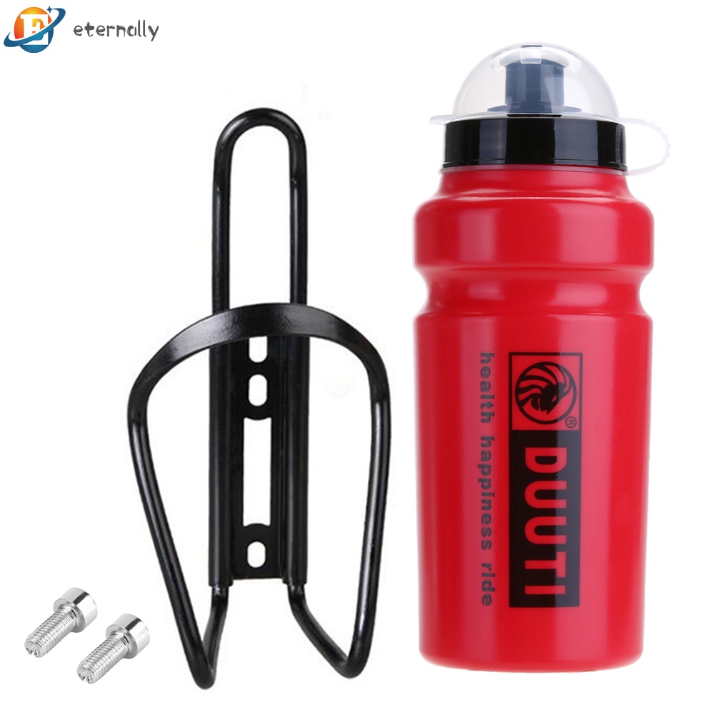 Bình nước DUUTI 500ml kèm lồng đỡ bình nước và vít gắn xe đạp leo núi