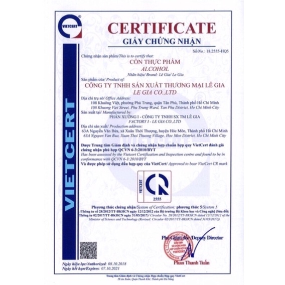 Cồn 70 Độ và cồn 90 độ hàng công ty Can 5 lít
