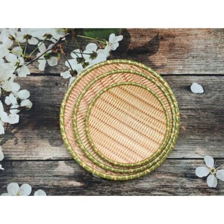 Đĩa nhựa fip giả mây tròn