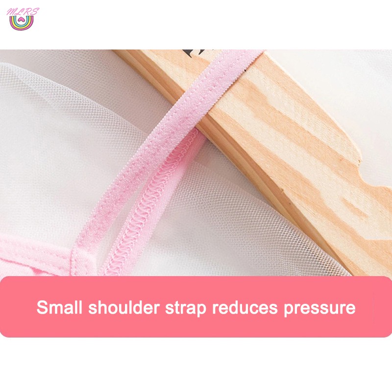 Áo Bra Thể Thao Chất Liệu Cotton Co Giãn Cho Bé Gái