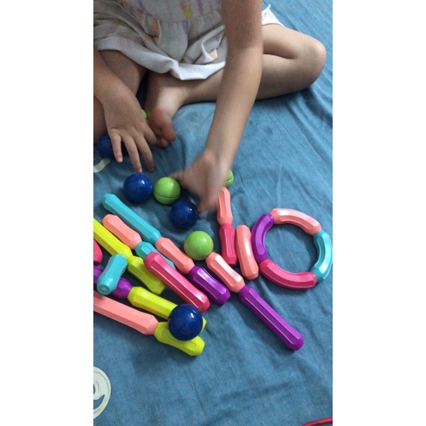 Đồ Chơi Ghép Hình Nam Châm 64 Chi Tiết,42,36,25 Cho Bé -Bộ Đồ Chơi Lắp Ráp