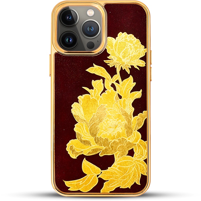 Ốp điện thoại cho iPhone 13 Pro / 13 Pro Max mẫu Hoa Mẫu Đơn thương hiệu La Sonmai