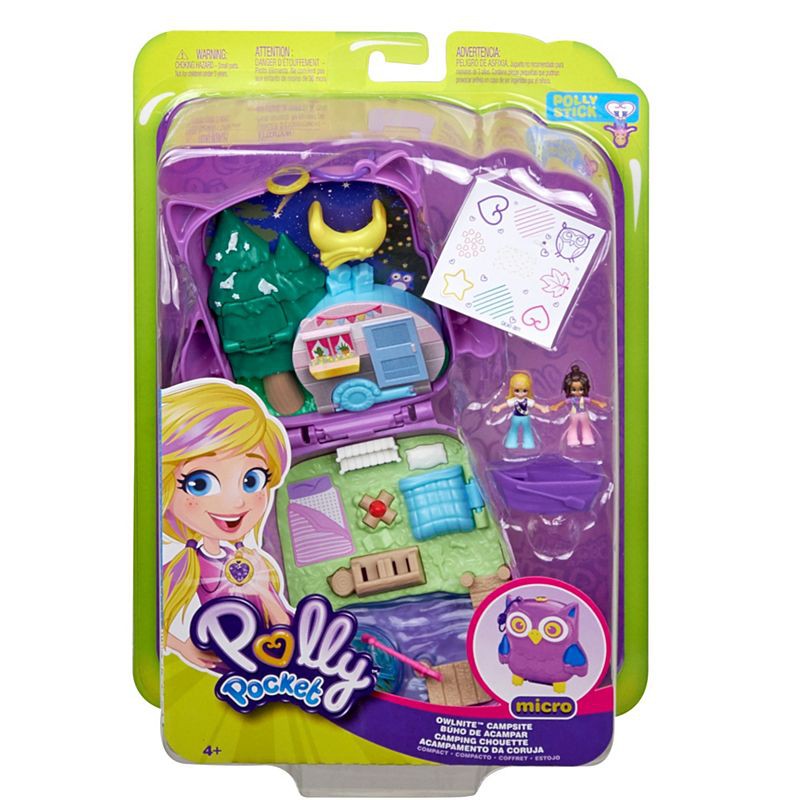 ĐỒ CHƠI POLLY POCKET - Polly Pocket cắm trại cùng Cú Tím - MÃ SP GKJ47/FRY35