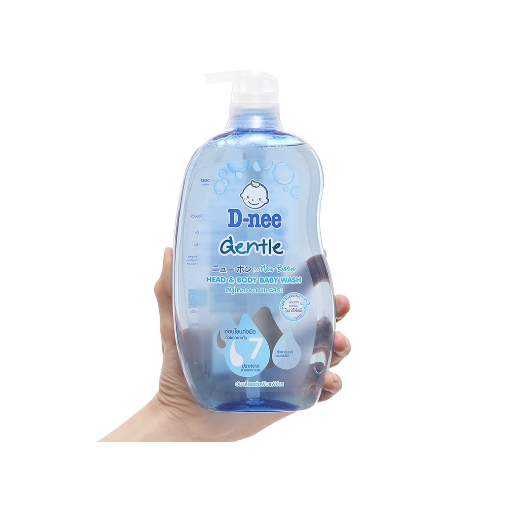 Sữa tắm gội dnee 380ml xanh dương