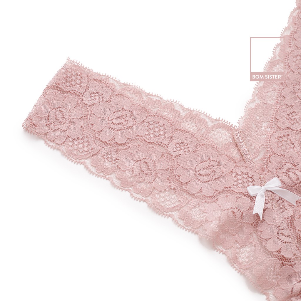 Quần lót lọt khe ren hoa dáng chữ Y BOM SISTER Q0002