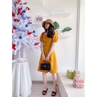 ĐẦM MAXI BẸT VAI VÀNG (MỚI VỀ)