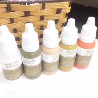 Mực phun xăm MEROYOR đủ màu