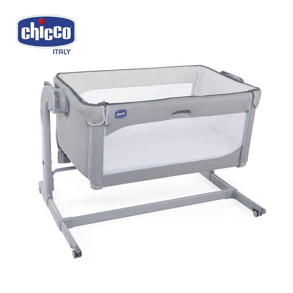 Cũi kề giường đa năng Chicco Next2me Magic màu ghi