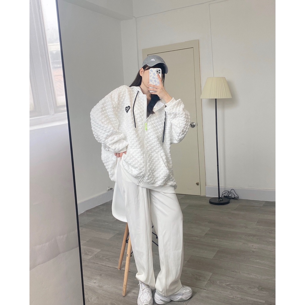 Korean coat loose casual hooded sweater cardigan