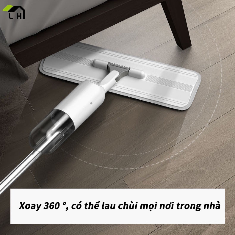 Cây lâu nhà đa năng thông minh phun sương lau dọn dễ dàng 3 trong 1 đầu xoay 360 độ