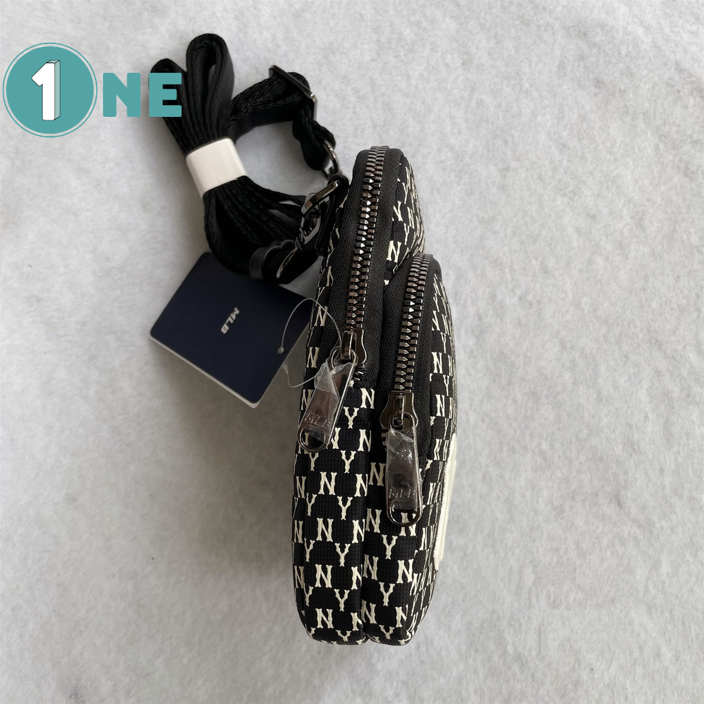 ( Chuẩn Hãng ) Túi Đeo Chéo MLB NY Mini Cross Monogram New York Yankees Full Tag Mac