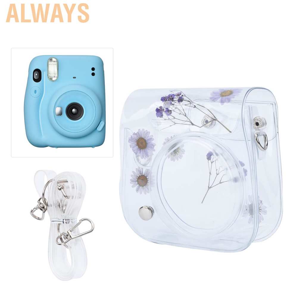 Túi Đựng Camera Bằng Pvc Trong Suốt Có Dây Đeo Vai Tùy Chỉnh Cho Instax Mini 11 Sự Bảo Vệ