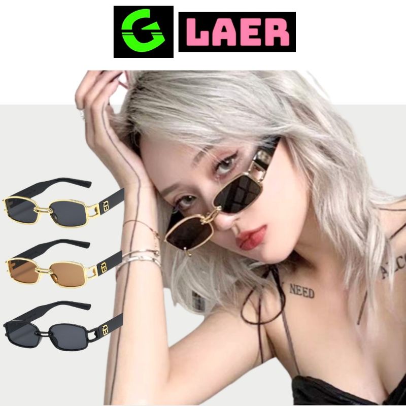Kính mát nữ vuông thời trang hàn quốc ,kính râm sang trọng đi du lịch chống Uv Glaer33