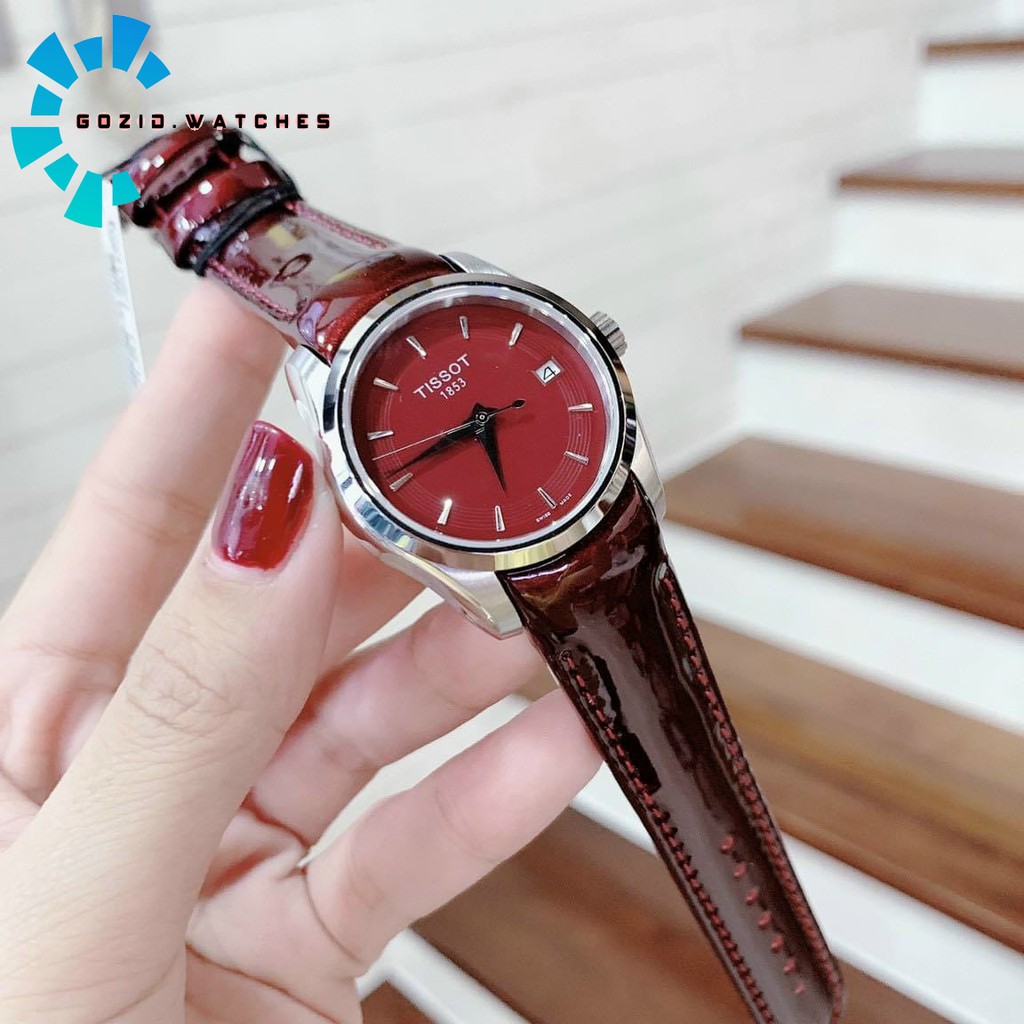 [HOT 2021] (RẺ VÔ ĐỊCH) Đồng hồ nữ TISOT full box dây da bóng, mặt chống xước | BigBuy360 - bigbuy360.vn