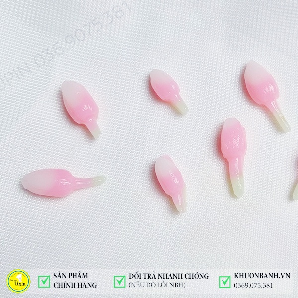 Khuôn silicon 4D vỉ 7 nụ hoa thái mã M13