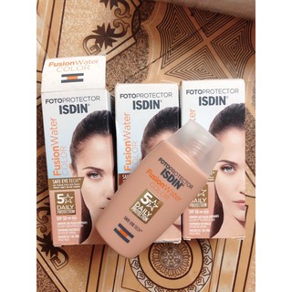 Kem chống nắng có màu Isdin Fotoprotector Fusion Water Color SPF50 50ML