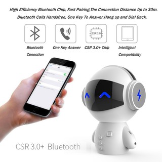 Cute Intelligent Robot Bluetooth Speaker M10 Mini Smart-Robot