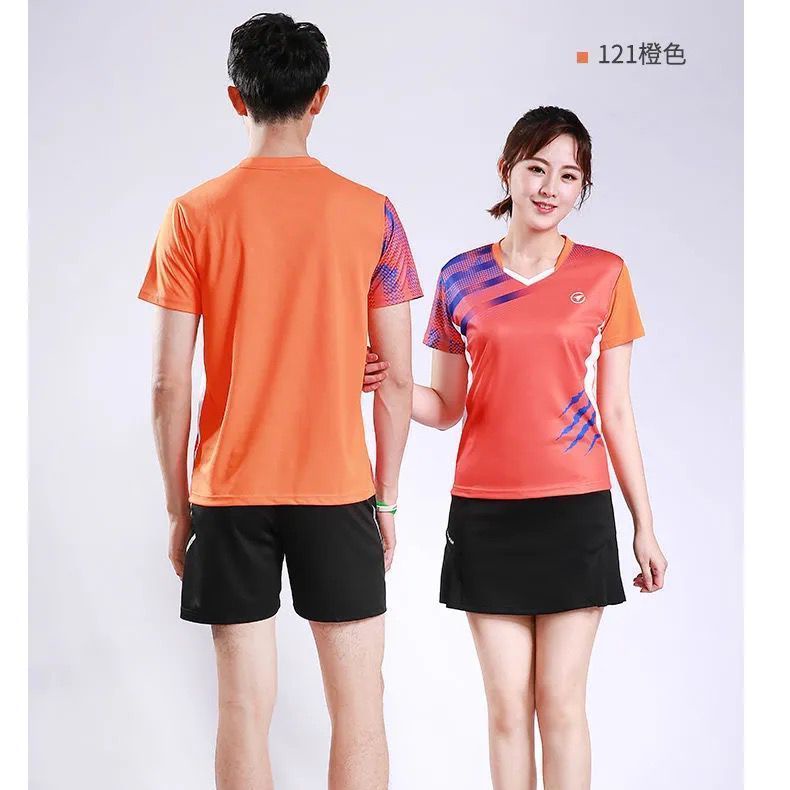 Bộ Quần Áo Chơi Cầu Lông Tay Ngắn Nhanh Khô Thời Trang Cho Nam Và Nữ