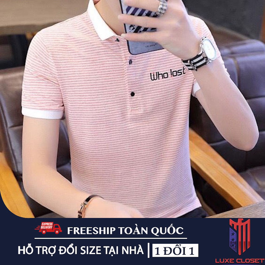 Áo thun nam cổ bẻ Why Lost phong cách Hàn Quốc thun cotton cực đẹp ASTD075 | BigBuy360 - bigbuy360.vn