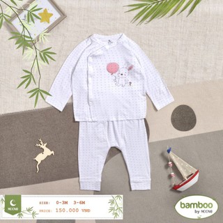 Bộ sơ sinh dài tay chất Bamboo Moon