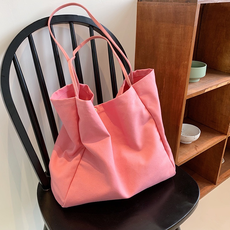 Túi Xách Đeo Vai Vải Bạt Ngăn Chứa Rộng Thời Trang Hè Năng Động Dành Cho Nữ 2022