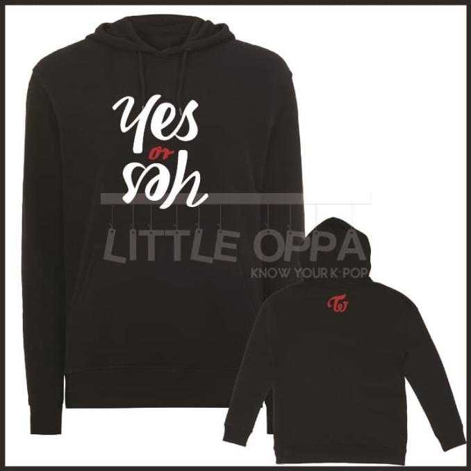 Mới! Áo Khoác HOODIE KPOP TWICE YES OR YES PREMIUM FLEECE BE HAPPY STAY Health