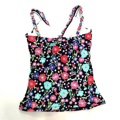 Đồ bơi nữ Anne Cole hai dây cup ngực viền bèo xanh in hoa 18MT20260 ( TH9021 ) | BigBuy360 - bigbuy360.vn