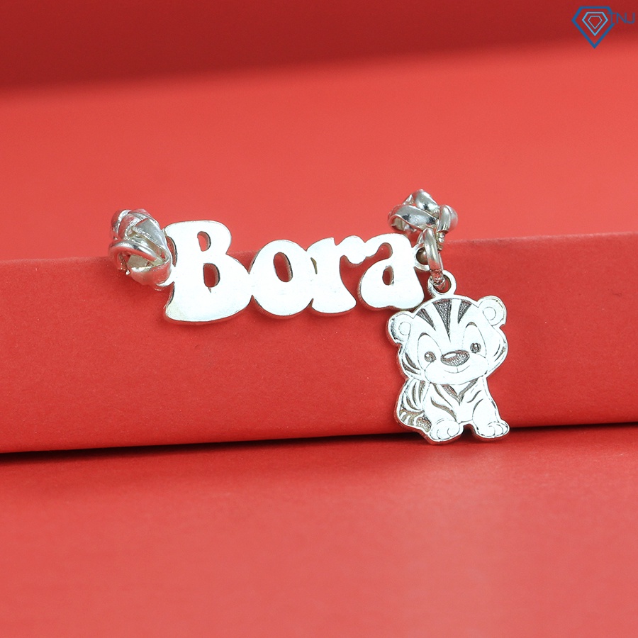 Vòng bạc cho bé khắc tên theo yêu cầu LTT0084 Trang Sức TNJ