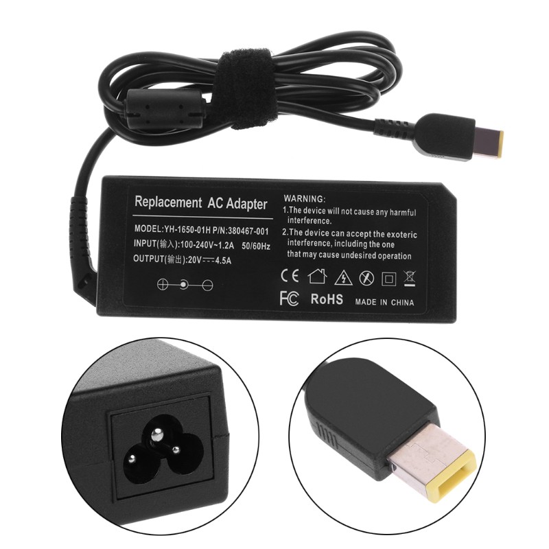 Bộ Sạc Pin 20v 4.5a 90w Ac Cho Lenovo Thinkpad