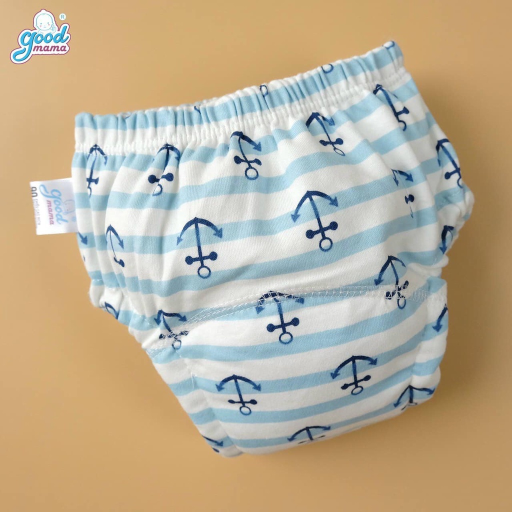 Combo 3 Quần Bỏ Bỉm Vải Cotton Goodmama Cao Cấp Xuất Hàn Cho Bé 4 - 17kg
