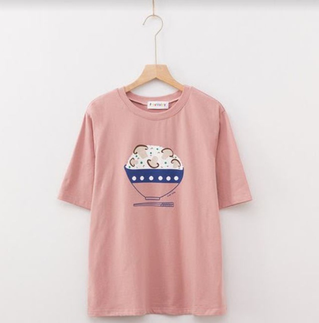 Áo Thun Tay Lỡ In Hình Đồ Ăn Food Unisex | BigBuy360 - bigbuy360.vn