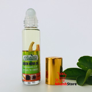 Dầu gió thảo dược Green Herb Oil 8ml Thái Lan