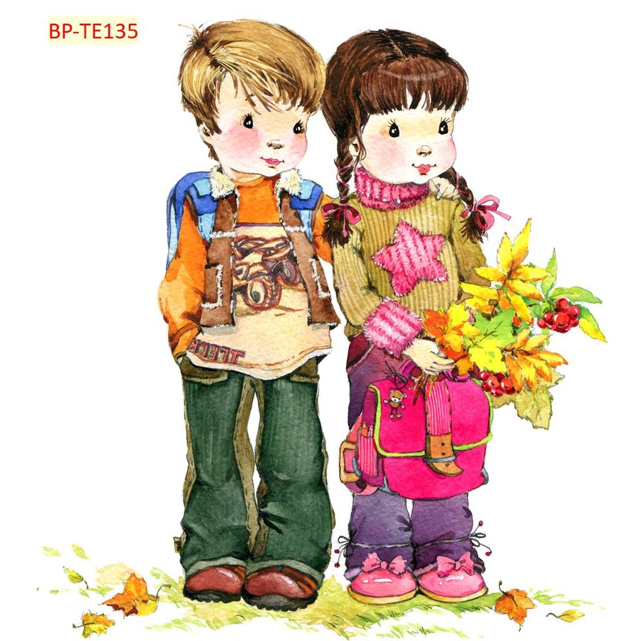 Tranh Dán Tường Phòng Hình VẼ NHÂN VẬT Hiện Đại 3D đa dạng mẫu mã,  kích thước