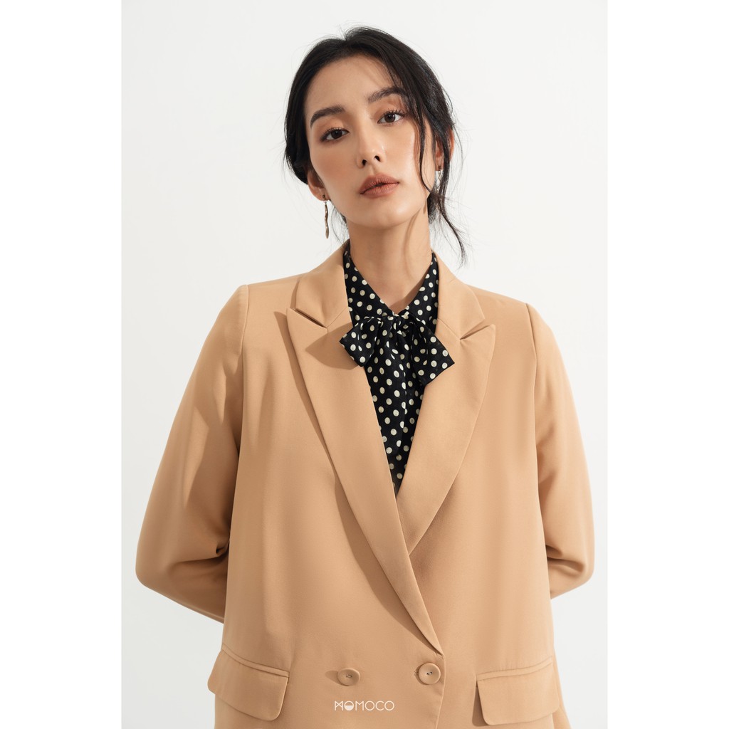 Áo Blazer Nữ Dáng Suông MOMOCO 02 Lớp Trẻ Trung Thanh Lịch M2699 | BigBuy360 - bigbuy360.vn