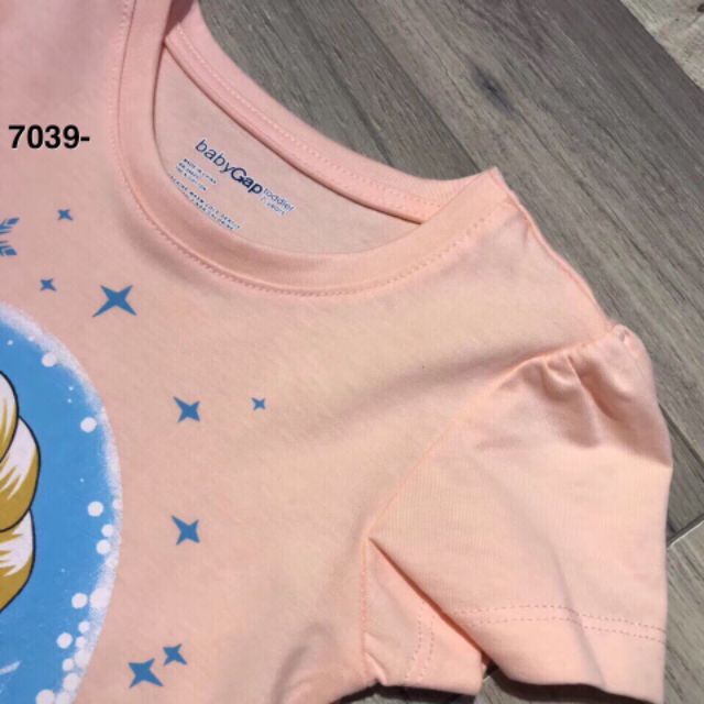 Áo hồng cam hình elsa