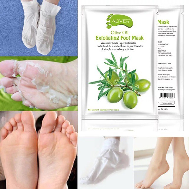 Ủ chân thay da sinh học ALIVER (olive)