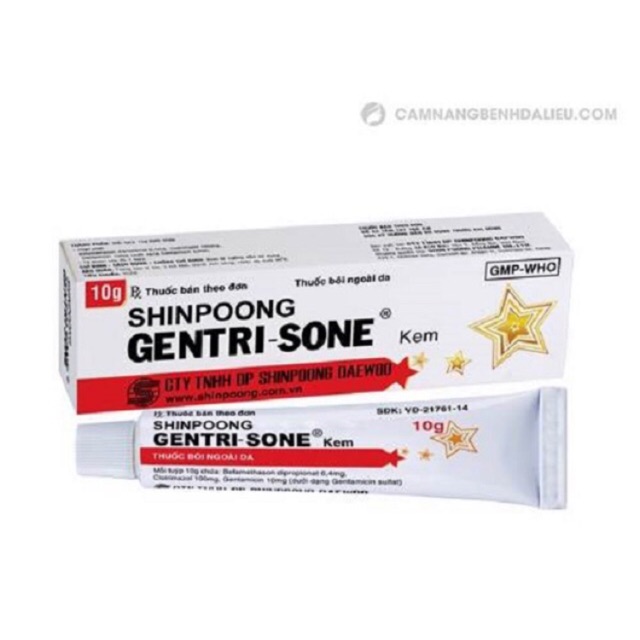 kem bôi ngoài da gentrison tuýp 10g