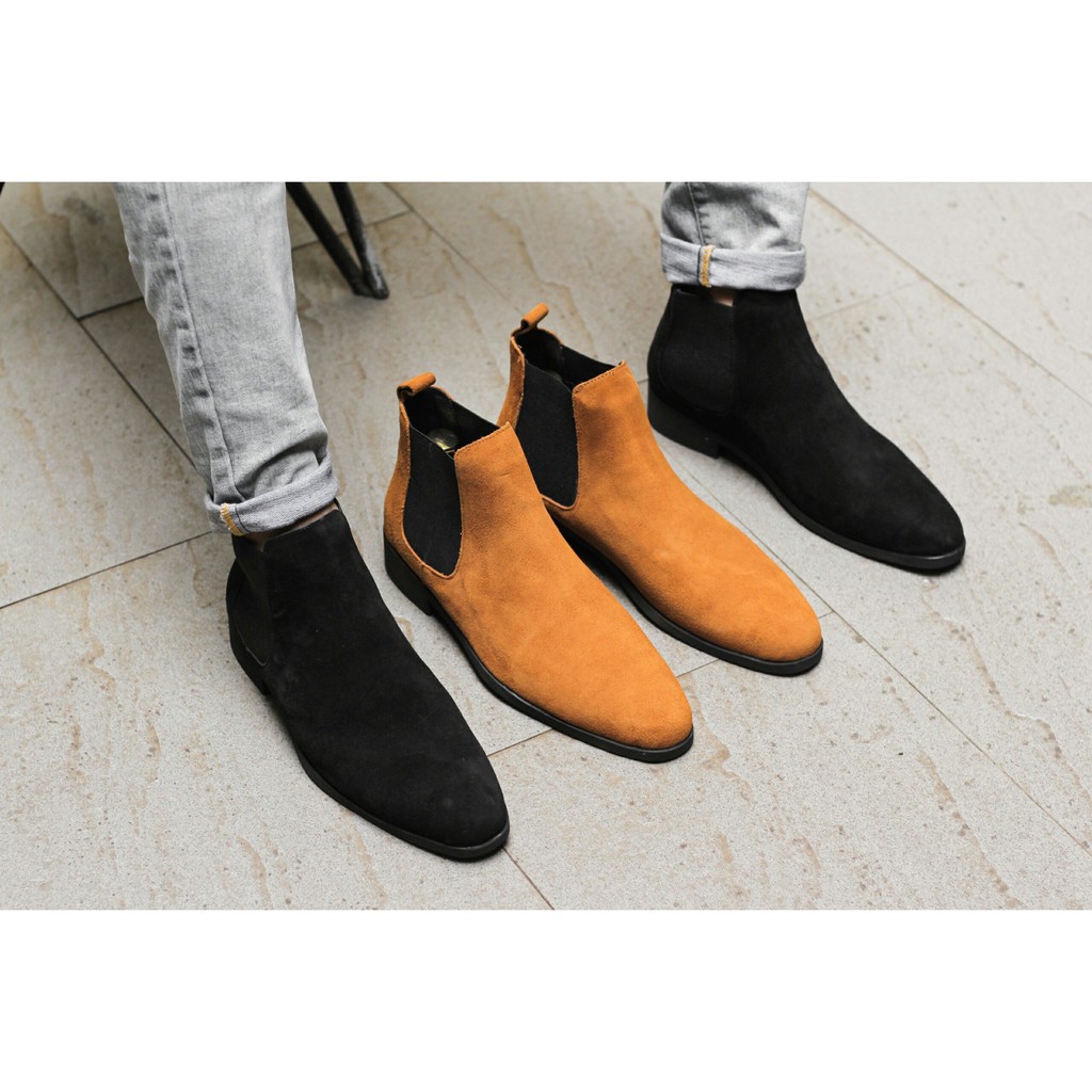 Giày nam Chelsea Boots Cao Cấp Đế Cao Su BẢO HÀNH 12 THÁNG. | BigBuy360 - bigbuy360.vn