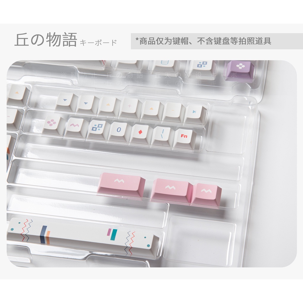 GMK Memphis keycaps, 126 phím keycaps Cherry Profile DYE-SUB Cá nhân hóa GMK Keycaps cho bàn phím cơ