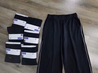 Quần Cullotes Lửng Sọc Hông G.U
