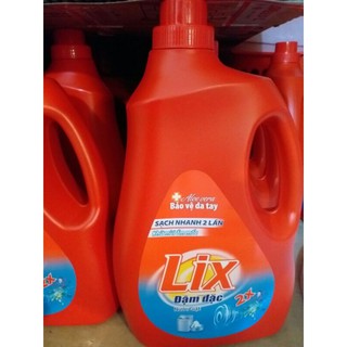 Lô 2 nước giặt Lix đậm đặc 3,8kg