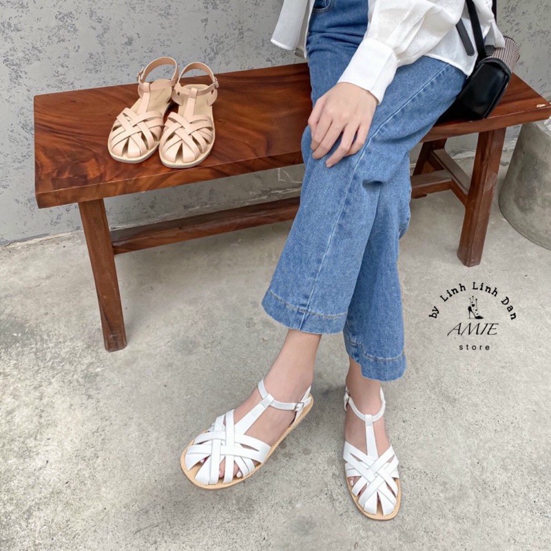 Sandal Đan Rọ Mũi Tròn