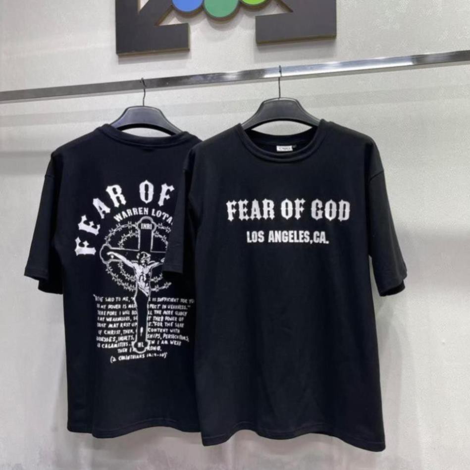 Tabistore Áo thun FOG Fear of God NBA Jesu, áo thun fear of god thánh giá unisex như hình cực đẹp