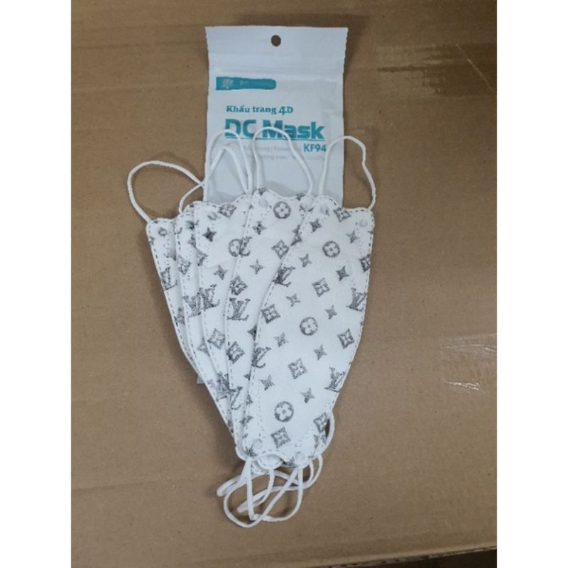 [Mã COSDAY giảm 8% đơn 150K] (Túi 10 chiếc) Khẩu Trang 4D Mask Kf94 họa tiết LV hothit | BigBuy360 - bigbuy360.vn